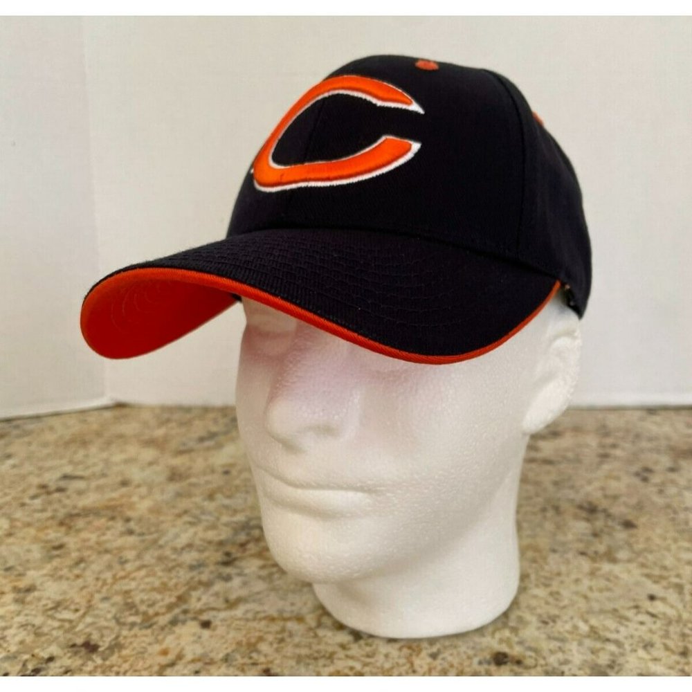 NFL Team Apparel Chicago Bears Ball Cap Adult Adjustable Hook & Loop